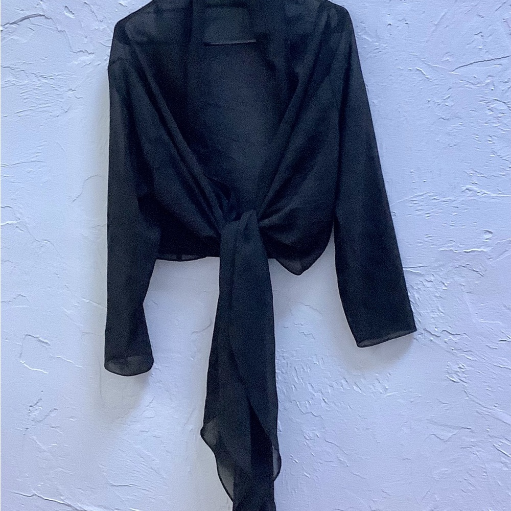 Black wrap with sleeves size small